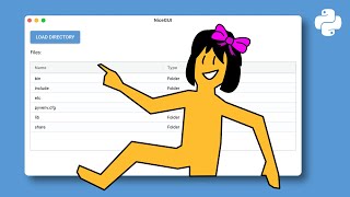 Getting started with NiceGUI in Python. Run in a window