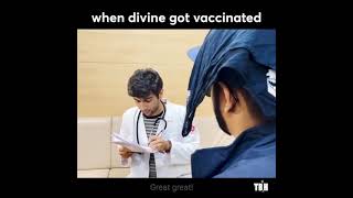 when divine got vaccinated 😂😂😂 🤣 #divine #shorts