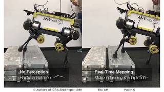 Robust Rough-Terrain Locomotion with a Quadrupedal Robot