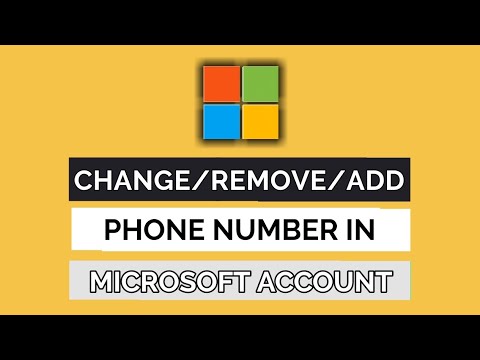 Change phone number in Microsoft account
