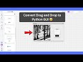 Making Python GUI using Drag and drop builder - create signup form