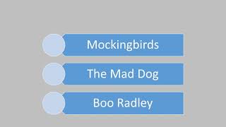 #mac'seasylessons Symbols in To Kill a Mockingbird
