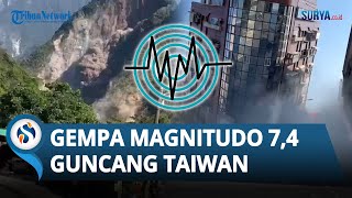 🔴DETIK-DETIK Gempa Magnitudo 7,4 Guncang Taiwan Terekam Kamera TKI, Selatan Jepang Kena Tsunami