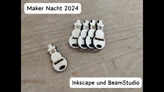 Schlüsselanhänger aus dem Lasercutter – Inkscape Einführung | Maker-Nacht 3.0