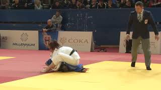 Milana Lisić DZU Jana Nikolić ŽAL 1:0 -57kg #PrvenstvoSrbijeKadeti2019