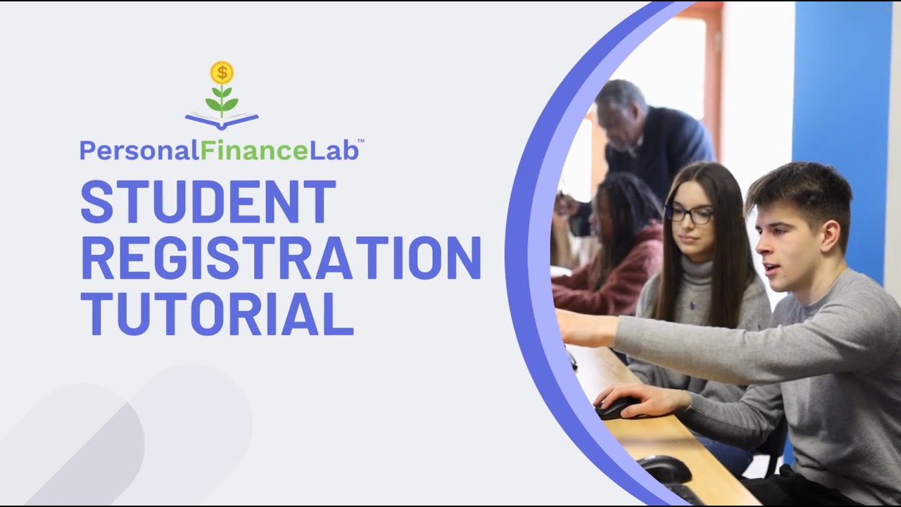 Personalfinancelab Student Registration Tutorial Youtube