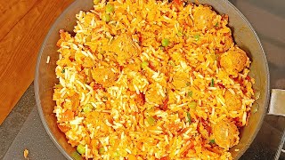 Simple Tomato Rice With Soya Chunks |Quick \u0026 Easy Rice Recipe |Matar Pulao |Tomato Pulao |Biryani