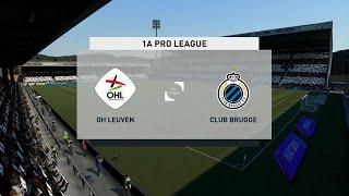 Leuven vs Club Brugge | Belgian Pro League (24/10/2020) | Fifa 21