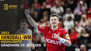 Standesgemäß! Dänemark lässt sich von Neuling Belgien nicht aus der Ruhe bringen | SDTV Handball
