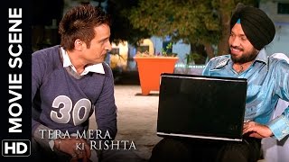 Gurpreet Ghuggi's break up story | Tera Mera Ki Rishta | Movie Scene