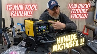 Hynade MIG145FX MIG, TIG, Stick welder review!! Short money and big on features!