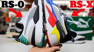 PUMA RS-X vs RS-0 Comparison Review! RS-X Best Budget DAD Shoe?