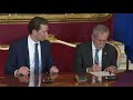 austrian president swears in sebastian kurz s new cabinet