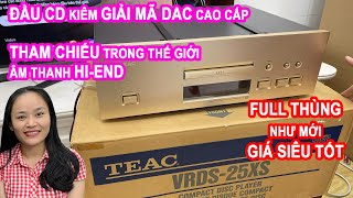 HÀNG KHỦNG Cực Hiếm FULL THÙNG XỐP THƯỚC ĐO CHUẨN MỰC của giới âm thanh cao cấp TEAC VRDS-25 XS