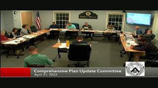 Wells Comprehensive Plan Update Committee Meeting 4/21/22