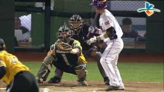 20130910 CPBL 象VS犀牛 1下 增菘瑋:「好球？壞球？？？」