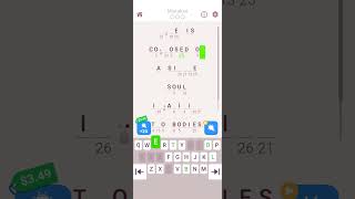 cryptogram: word logic puzzles (code 1492) level 40