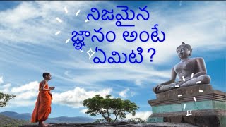 నిజమైన జ్ఞానం అంటే ఏమిటి/ నిజమైన జ్ఞానాన్ని పొందడం ఎలా?Buddha motivational story in telugu