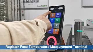 DAOSAFE: How To Register Face Temperature Measurement Terminal On Turnstile Gate?