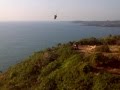 My First Parachuting @ Arambol Beach, Goa