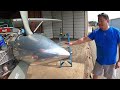 abandoned cessna 182 gets a new prop