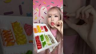 リボンキャンディーを食べるASMR🎀#shorts #asmr #mukbang #eating #candy #ribbon #お菓子 #スイーツ