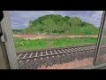 irfca loco cab ride in alco wdg3a diesel locomotive freight train nfr route indian railways