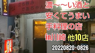 川崎暮らしオヤジの外食の日々　立ち呑み かあちゃん　他10店【飯テロ】