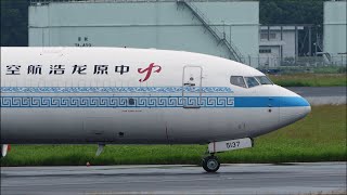 Air Central 中原龍浩航空 Boeing 737-800BCF B-5137 Landing at Narita 34R | NRT/RJAA | 中原龙浩航空 | 成田空港