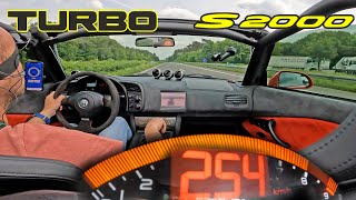 600HP HONDA S2000 TURBO is a ROCKET on the AUTOBAHN!