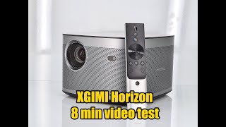 XGIMI Horizon 8 minutes video test 1080p / best calibration (dE 4)