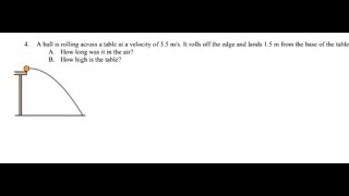 #4 Chapter 3 2D-Kinematics Practice Packet