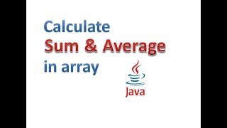 Sum and Average of Array Values - Hindi