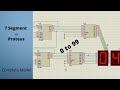 How to Build Seven Segment in Proteus |Two Digit Counter in Proteus | 7 Segment in Proteus-Proteus