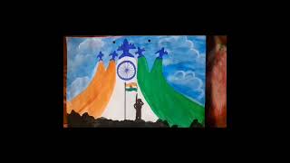 Republic day drawing with tubecolor #drawing #shorts #youtubeshorts #viral