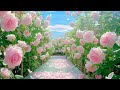 Beautiful Relaxing Music with Flowers, Emotional and Spiritual Healing, Peaceful Piano Music