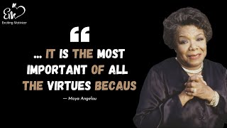 Maya Angelou's Quotes For Life Changing| Top Inspiring & (Motivational Video)💕