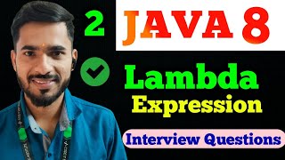 JAVA 8 Series | Lambda Expression | Detail Explanation by aadiandjava