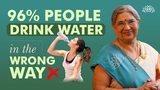 96% People Drink Water in The Wrong Way