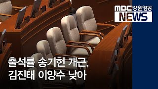 [뉴스리포트] 출석률 송기헌 높고 김진태, 이양수 낮아 200217