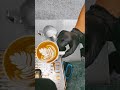 latteartbasic practice barista viralvideo latteart coffeelover