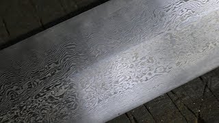 Forging a the Witcher 3 inspired wolf sword, part 1, forging the blade.