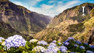 Madeira 4k - Short Levada Walk with an Incredible view over the valley of Serra de Água