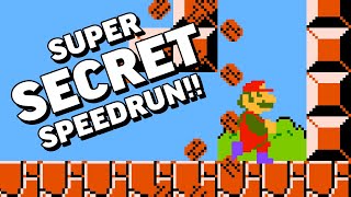 World 1-1 SPEEDRUN Trick in Super Mario Bros. (NES)!!