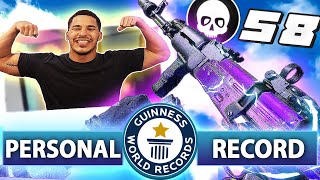 MY *NEW* WARZONE KILL RECORD! 58 KILL GAMEPLAY!