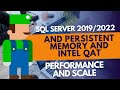 SQL Server 2019/2022 and Persistent Memory and Intel QAT - Darren Freimuth & David Pless
