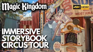 Immersive Story Book Circus Walt Disney World Magic Kingdom 2023