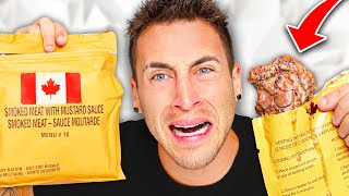 American Soldier Tries Canadian MRE...