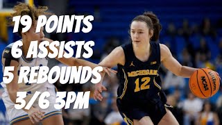 Syla Swords Highlights VS #20 Michigan State