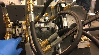 Hydraulic cylinder in a series circuit lab3 5